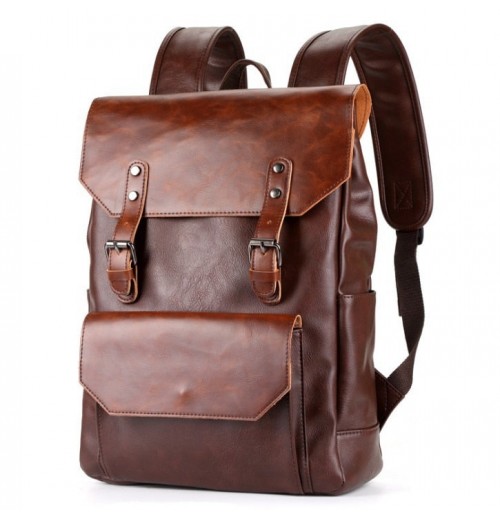 Leather Backpack 15 inch Laptop