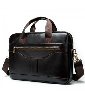 15 inch Laptop Leather Messenger Bag