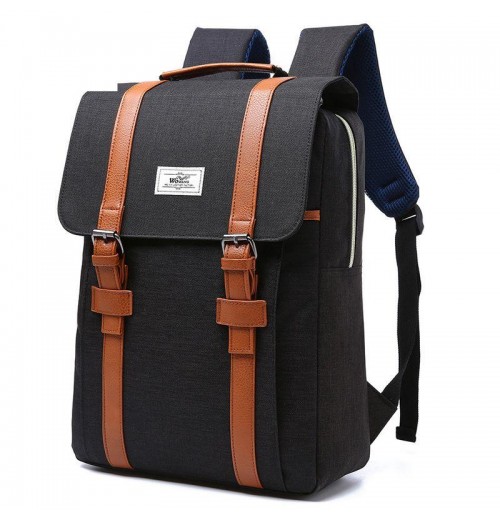 Canvas Backpack With 15.6 Laptop Compartment