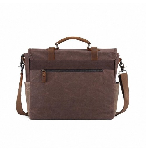 Canvas Messenger Bag for 15 inch Laptop