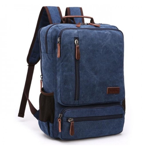 Mens Canvas 15.6 Laptop Backpack