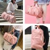 Pink Gym Bag With Shoe Compartment