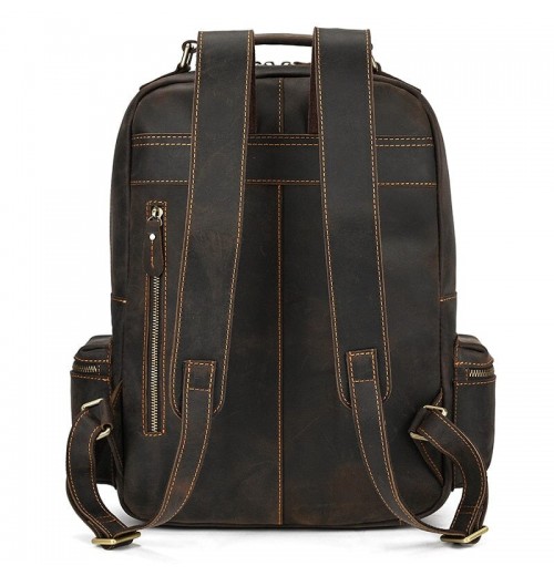 15 inch Laptop Backpack Leather