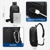 Crossbody Sling Bag With USB Charging Daypack